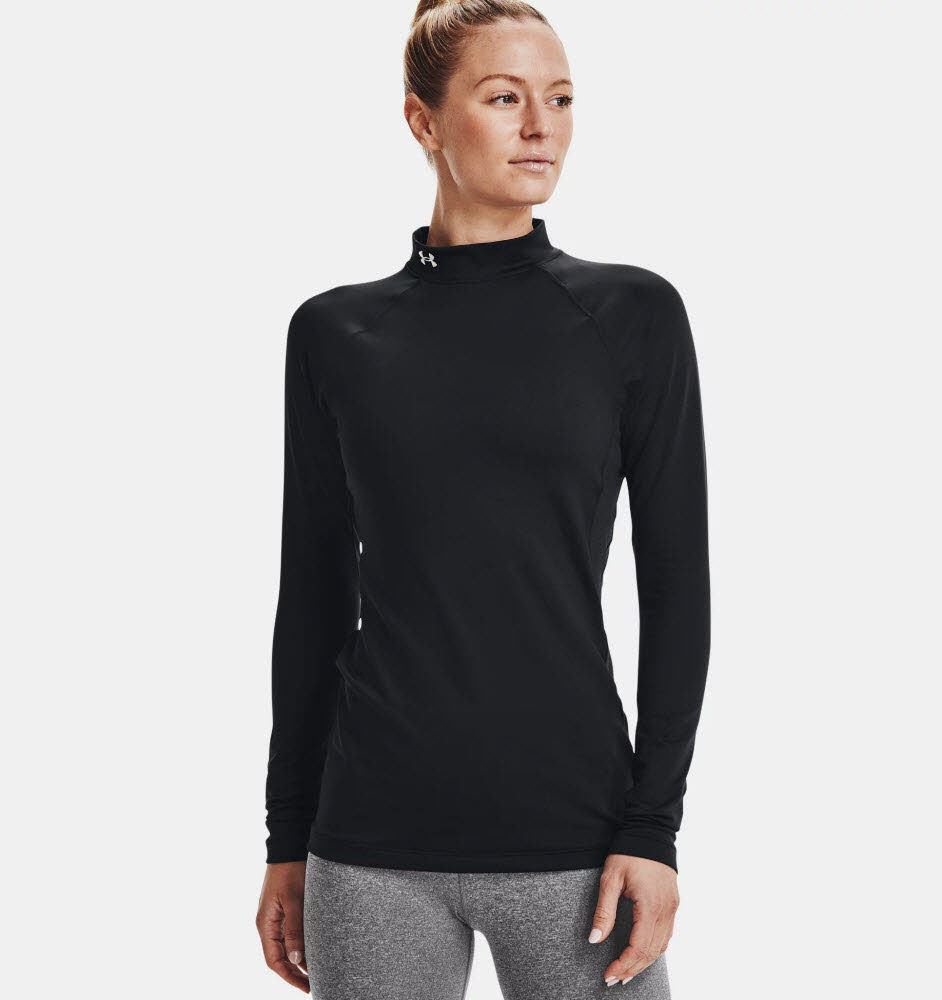 UA CG Authentics Mockneck-BLK