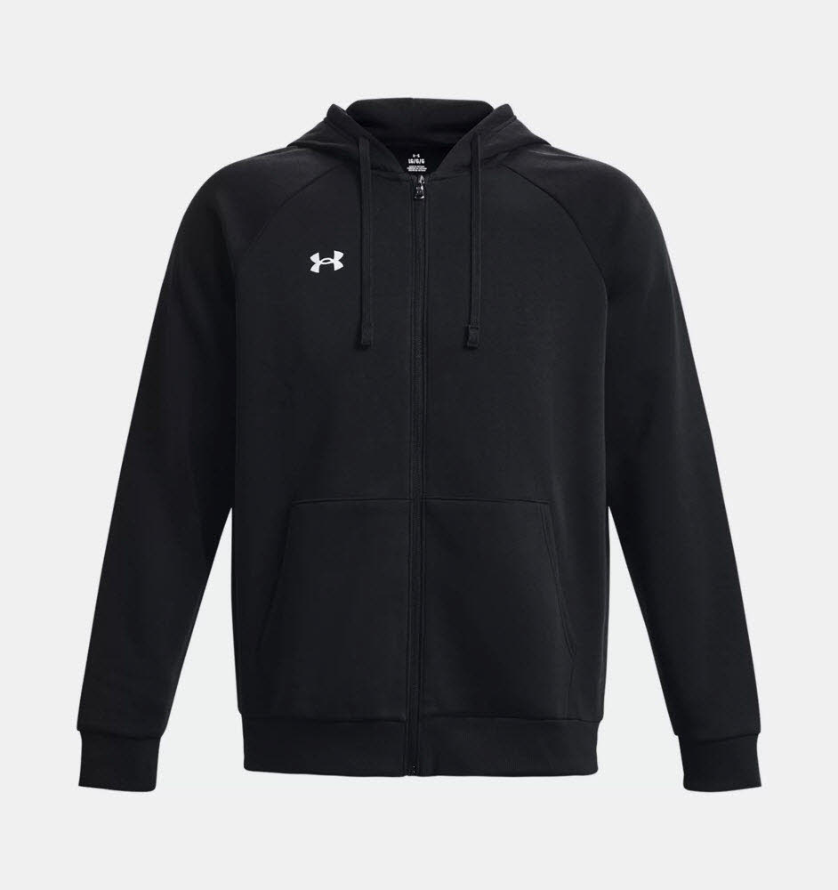 NOS UA Rival Fleece FZ Hoodie-BLK