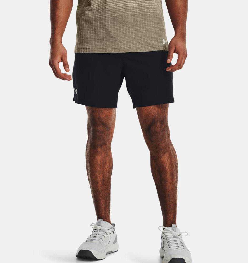 NOS UA Vanish Woven 6in Shorts-BLK,Blac