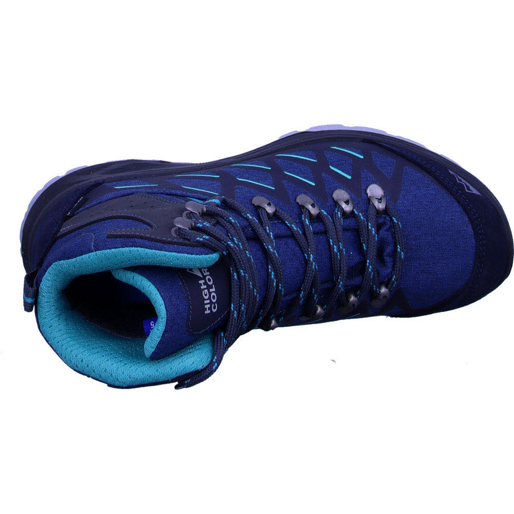 TRAIL MID LADY Wanderschuh,blau-tür