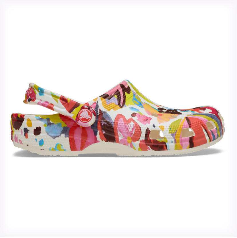 Classic Painted Floral Clog