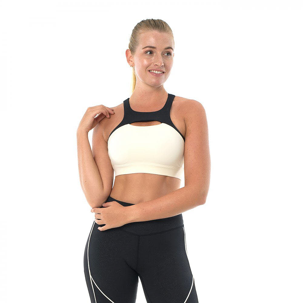 SHIMMER HIGH NECK BRA, Women's,san