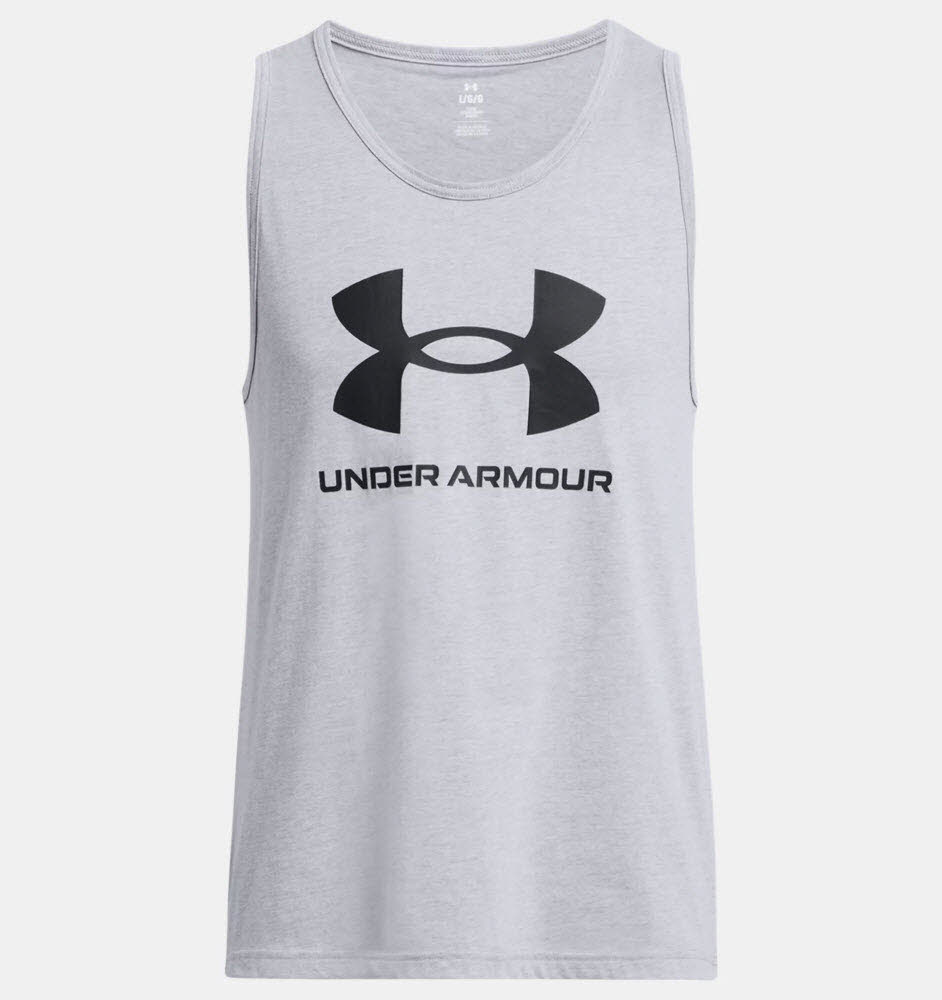 UA SPORTSTYLE LOGO TANK-GRY