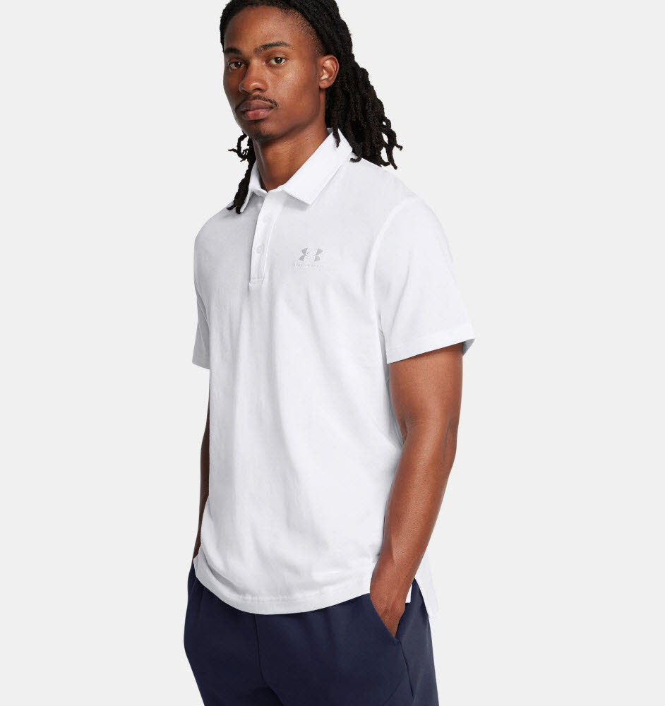 UA Icon Polo-WHT