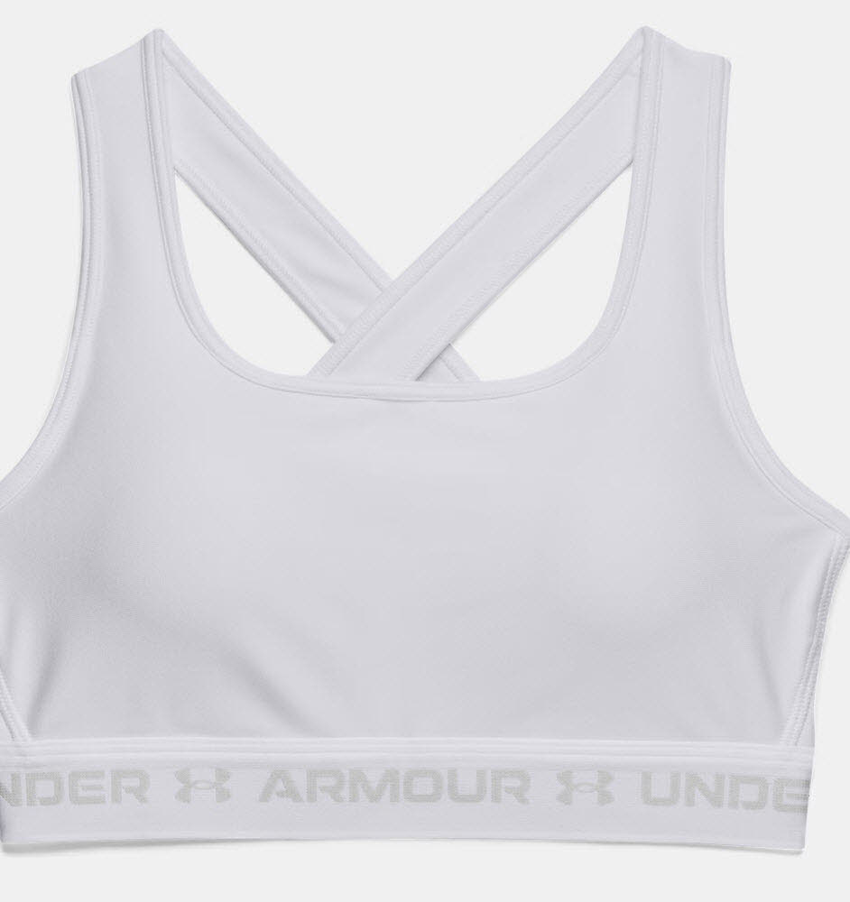 Crossback Mid Bra-WHT
