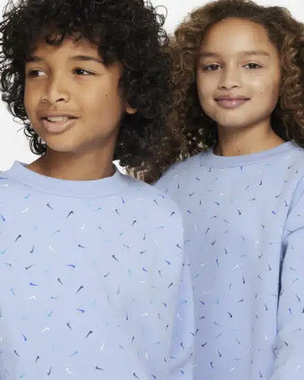 G NSW ICN FLC CREW LOGO PRNT