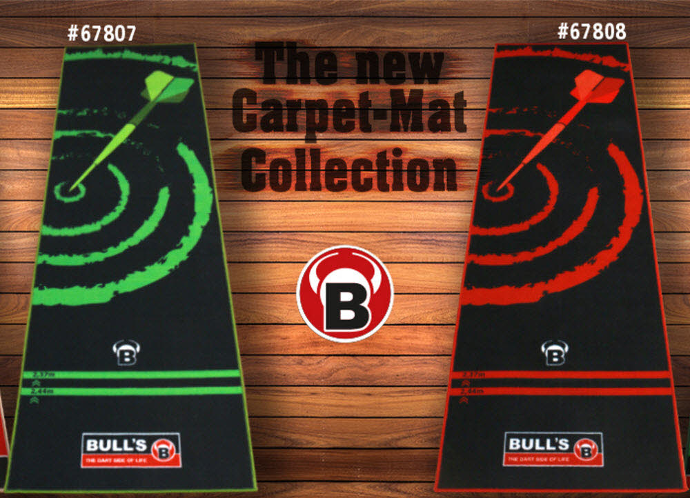 BULL'S Carpet Mat "140" Red