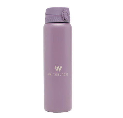 NOS BLAZE violet grau, insulated bottle