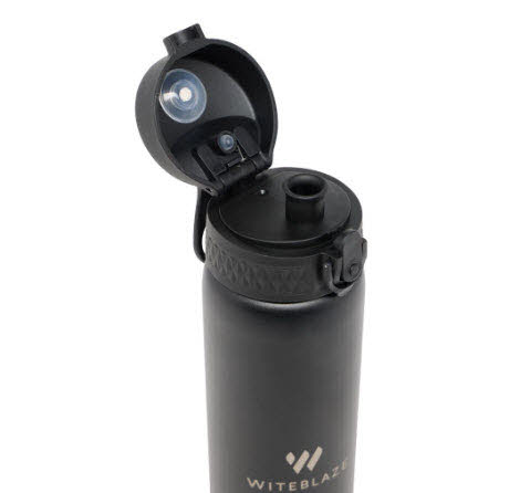 NOS BLAZE schwarz insulated bottle
