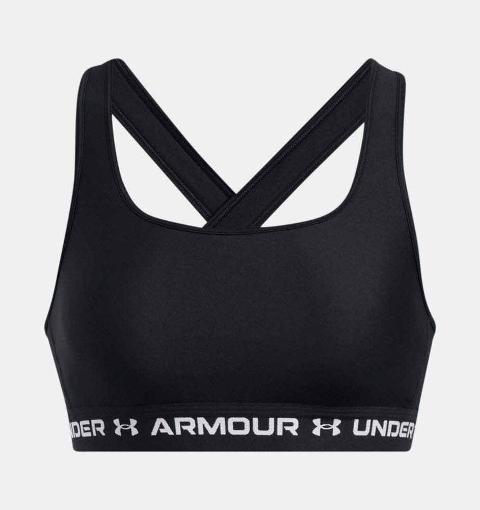 Crossback Mid Bra-BLK