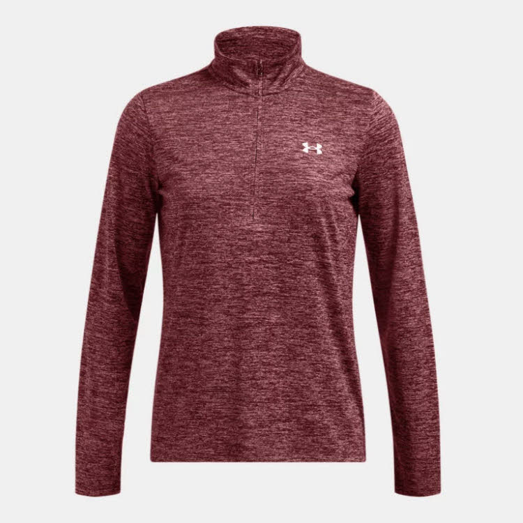 Tech 1/2 Zip- Twist-RED