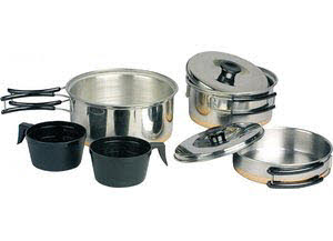 CAMPING COOK SET, Camping Cook,silb