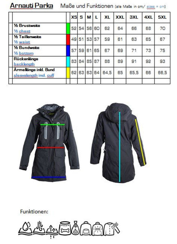 Damen Langjacke Arnauti