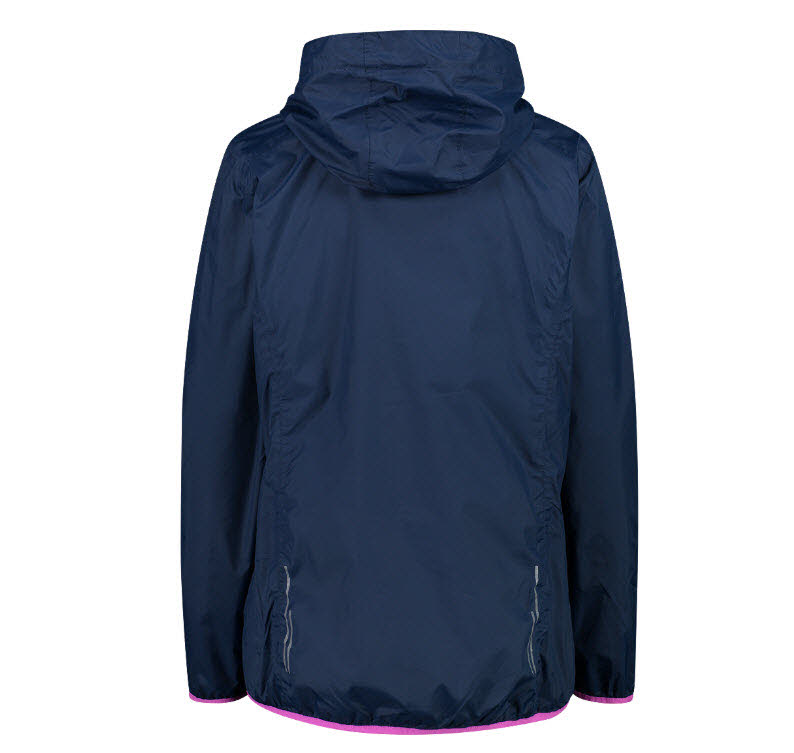 NOS WOMAN JACKET RAIN FIX HOOD