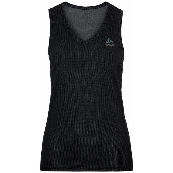 SUW TOP V-neck Singlet ACTIVE,black