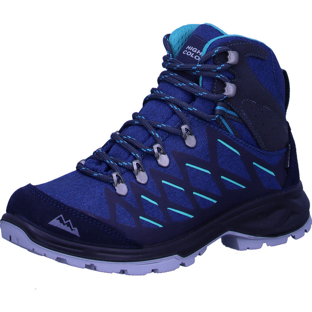TRAIL MID LADY Wanderschuh,blau-tür