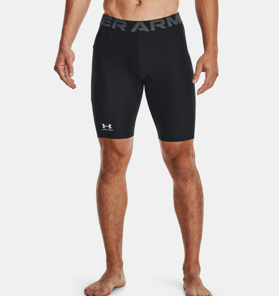 NOS UA HG Armour Lng Shorts-BLK