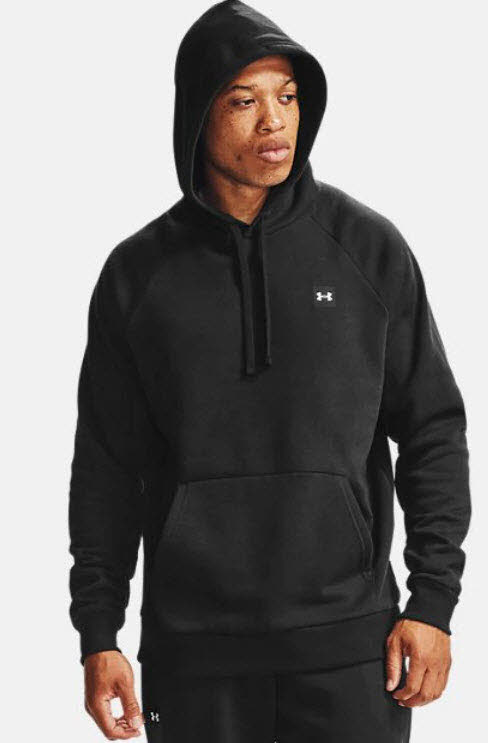 UA Rival Fleece Hoodie,Black/On