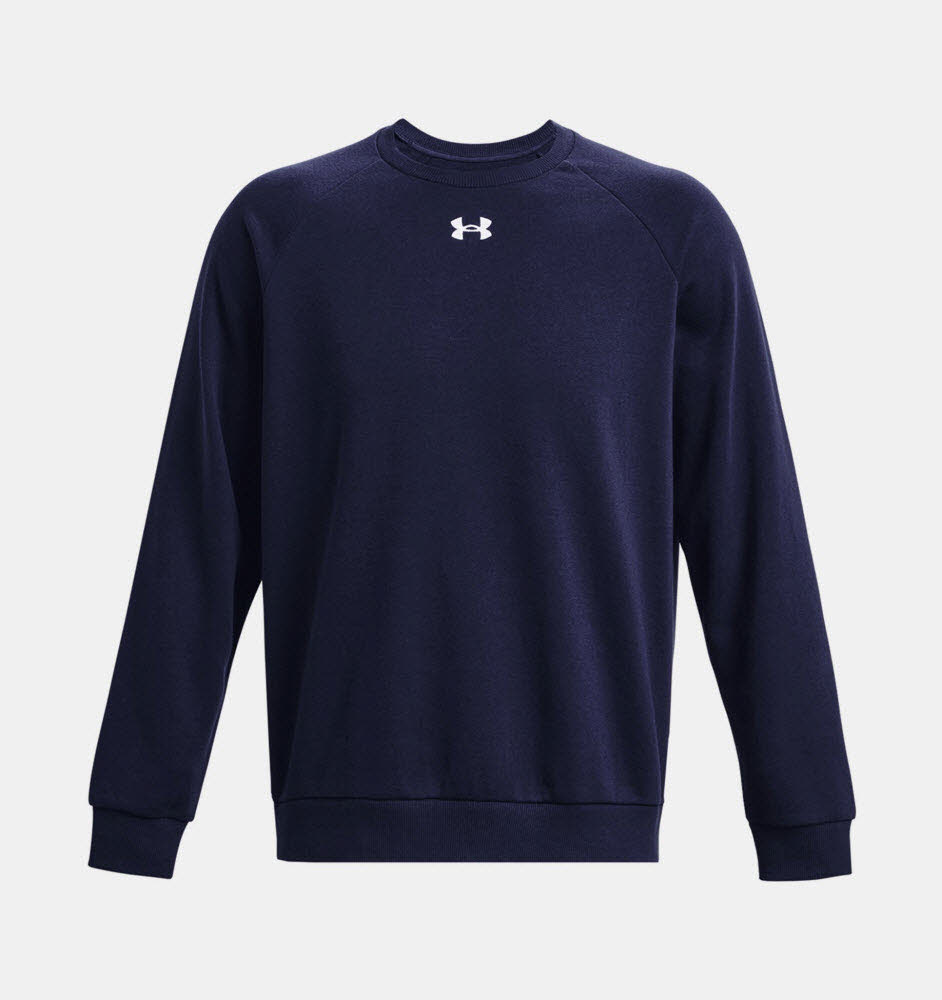 UA Rival Fleece Crew-BLU