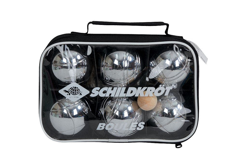 BOULE/BOCCIA Set, 2x3 Stahlkugeln+Z