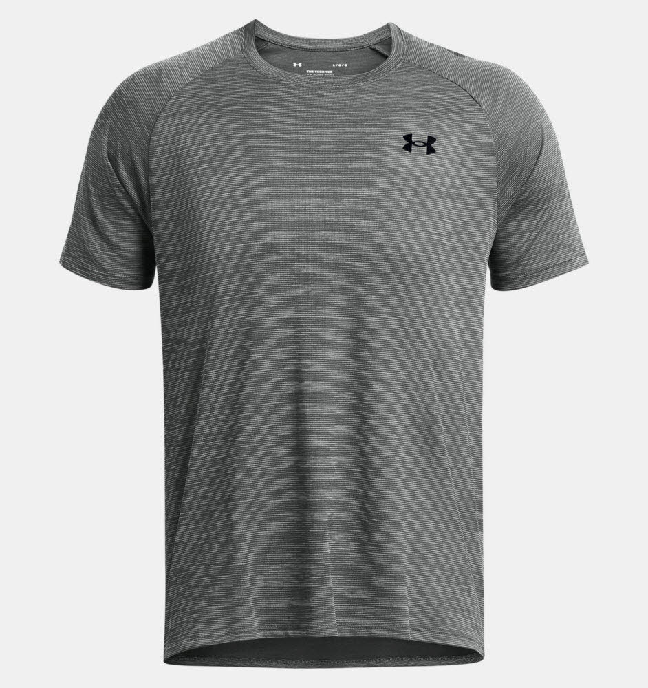 UA Tech Textured SS-GRY