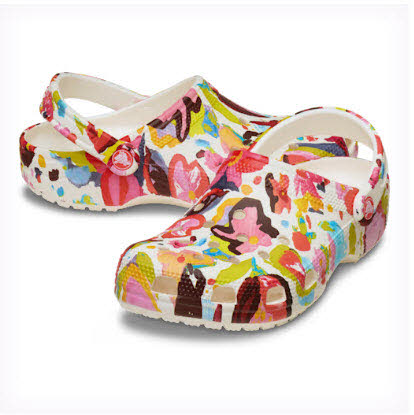 Classic Painted Floral Clog