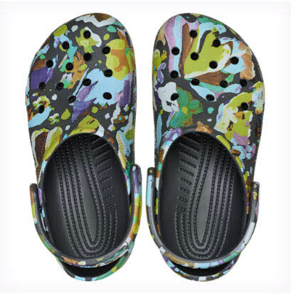 Classic Painted Floral Clog